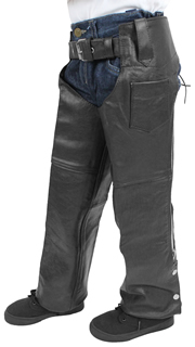 Kids Biker Leather Chaps